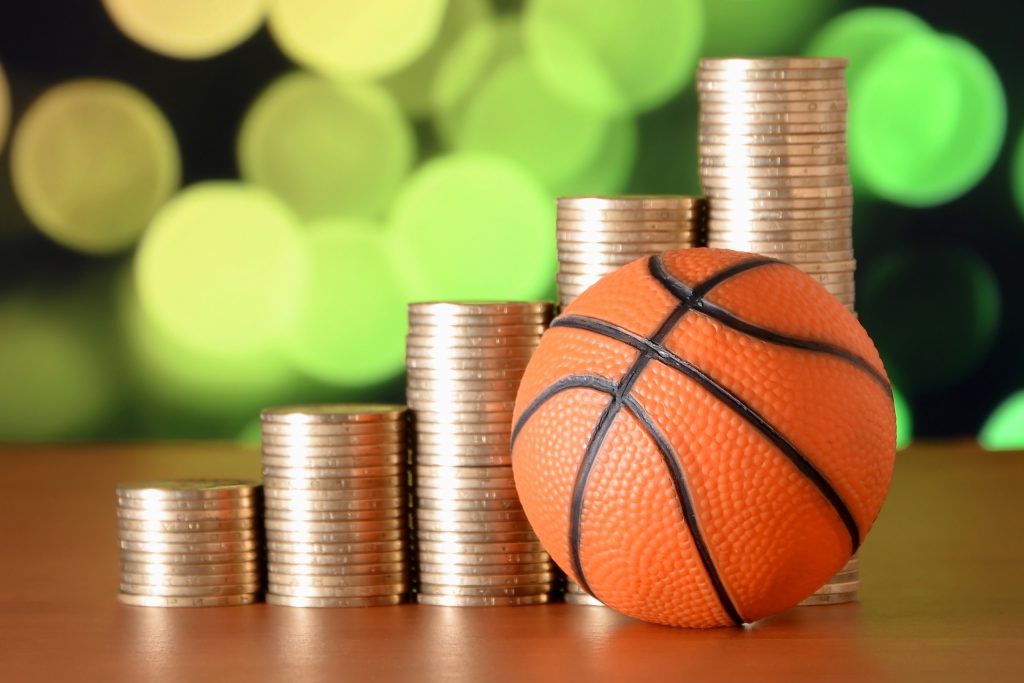 Picture of a Basketball Betting Concept